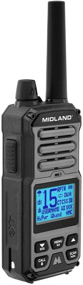 Midland GXT67 Pro GMRS Two Way Radio - 4 Pack Bundle