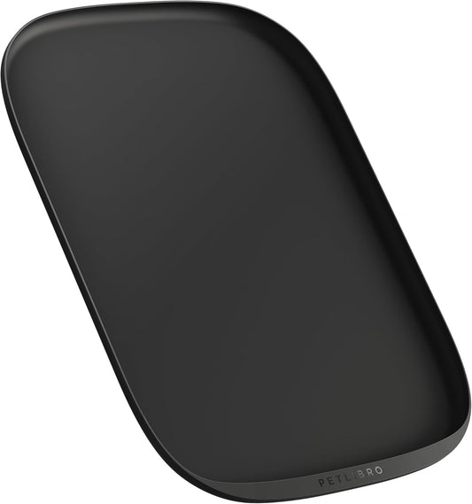 PETLIBRO Dog Food Mat, Silicone Non-Slip Waterproof Cat Food Mat for Feeder & Fountain & Bowl, Dog Bowl Mats with Raised Edge Spill Protection Floor, Extra Large Cove Feeding Mat for Pet 22''x16.5''