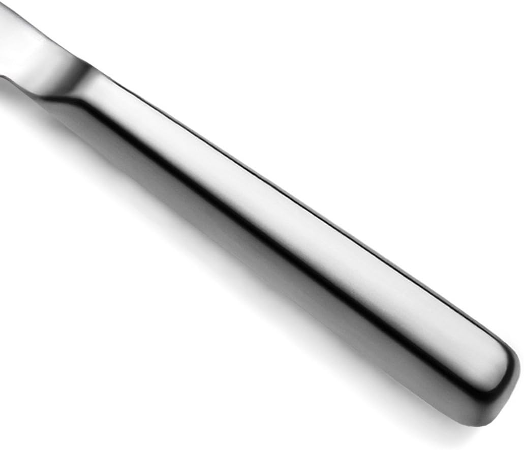 New Star Foodservice Hollow Handle Notched Serving Spoon (Silver, Slotted Serving Spoon (12-Inch))