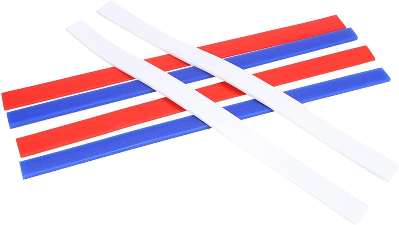 6PCS Silicone Rolling Pin Guides, 2/4/6 mm Guide Sticks Baking, Professional Silicone Ruler Guide, for Pastry Cookies Baking Kitchen Restaurant