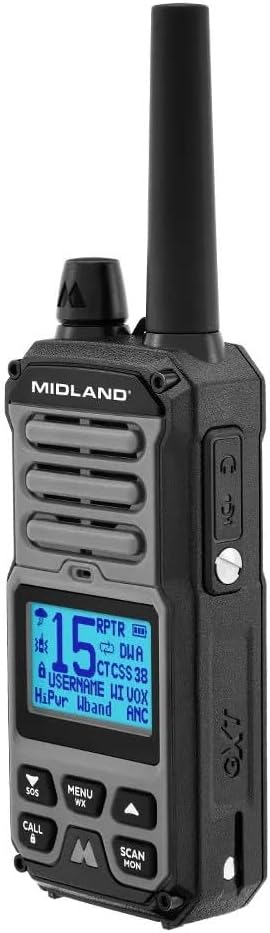 Midland GXT67 Pro GMRS Two Way Radio - 4 Pack Bundle