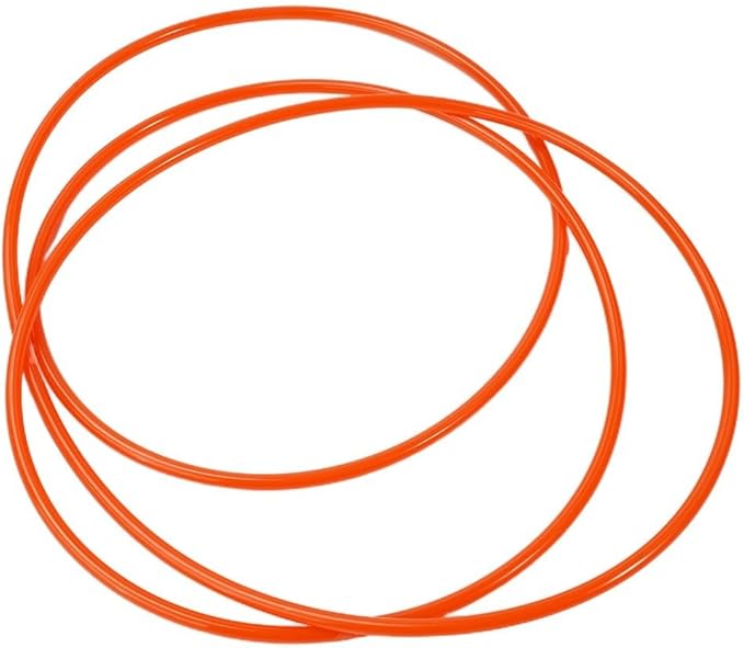 Bicycle Roller Drive Replacement, Replacement Belt for Indoor Stationary Bike, Long Lasting Bicycle Roller Drive Replacement Belt, 5mm Perimeter 185cm(Red)