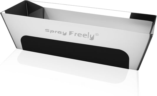 Drywall Mud Pan, Stainless Steel Mud Pan, Sheared Edges for Easy Knife Cleaning, Perfect Size for Larger Drywall Knife, Suitable For Mortar, Mixing Cement, Putty And Paint (10 Inch 1 Pack)