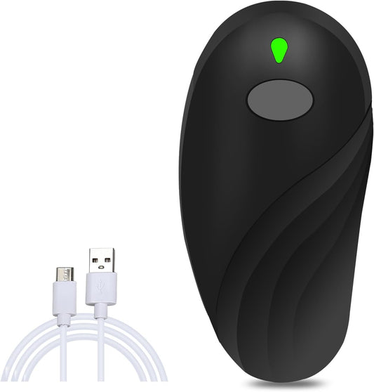 Rechargeable Auto Electric Can OpenerTouch Side Cut Opener Open Your Cans with A Simple Press of Button - Automatic,Smooth Edge,Food-Safe,for Kitchen for Seniors with Arthritis Small Size (Black)
