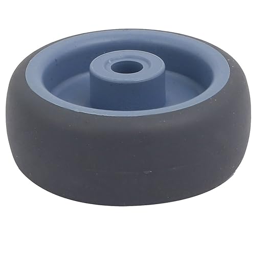 uxcell 2-inch Diameter TPR Wheel 8.5mm Bore Trolley Caster Pulley Roller 4pcs