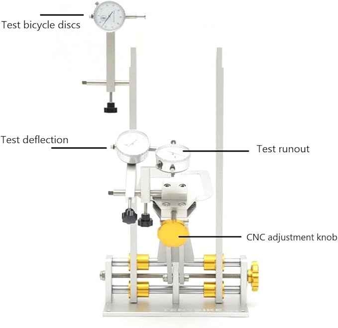 Wheel Truing Stand, Professional Bike Truing Stand for Maintenance with 3 Gauges, Bicycle Repair Tools, Accepts Wheels 13"-38"