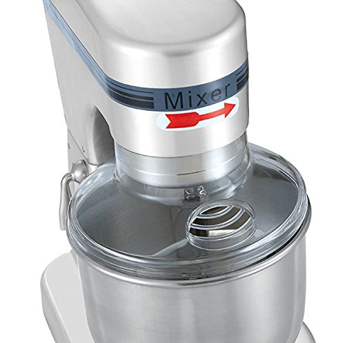 KWS M-B5 Commercial 575W Stand Mixer, 5 Quarts Silver Heavy-Duty for Restaurant/Bakery/Tea Shop/Coffee Shop