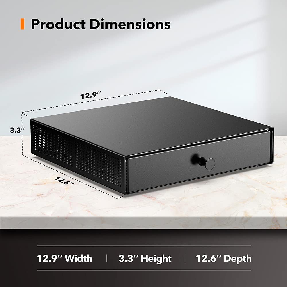 SICHEER K Cup Organization Storage Drawer Maker K Cup Holder Coffee Pod Organizer Stand Tray Counter Rack Countertop Maker Stand Capsules Compatible with Keurig Accessories Holds 36 Pods