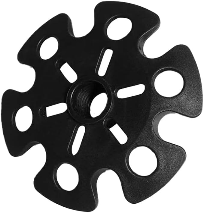 6 pcs Removable Mud Ski Basket Trekking Pole Snowflake Basket,Removable Mud Ski Basket Replacement Accessory for Hiking Poles