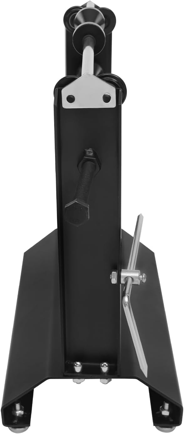 Motorcycle Bike Wheel Balancer, Tire Balancer Stand with Adjustable Foot Pads & Centering Cones, Professional Bicycle Wheel Repair Steel Bearing Bracket Rim for Wheel Axle Diameter 0.55in