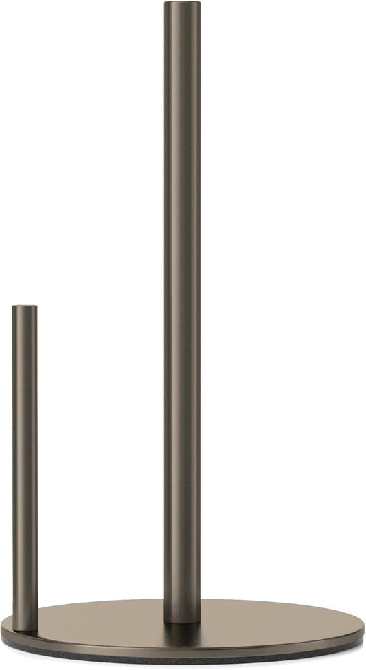 Bronze Kitchen Paper Holder, Oil Rubbed Bronze Paper Towel Holder, Kitchen Roll Organizer, Countertop Roll Dispenser with Weighted Base