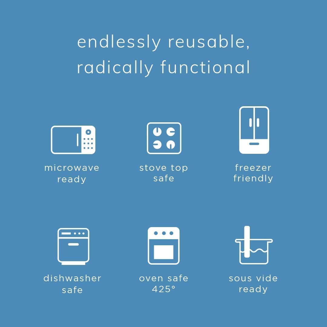 Stasher Premium Silicone Reusable Food Storage Sandwich Bag, Blueberry, Microwave, Sous Vide, Dishwasher, Oven and Freezer Safe, BPA Free, Leak-free, Eco-friendly, 28 Oz (Pack of 2)