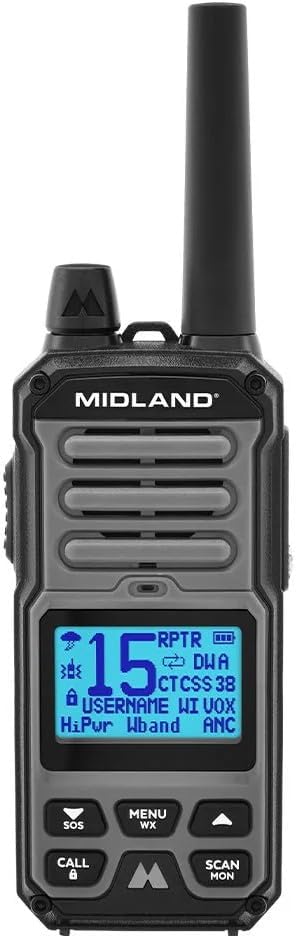 Midland GXT67 Pro GMRS Two Way Radio - 6 Pack Bundle