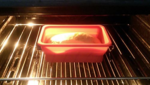 Oven & Microwave Safe Silicone Collapsible Lunch Box / Cake Mold / Food Container with Silicone Lid - Bake, Cook, Freeze, Heat, Store all in the Same Container!