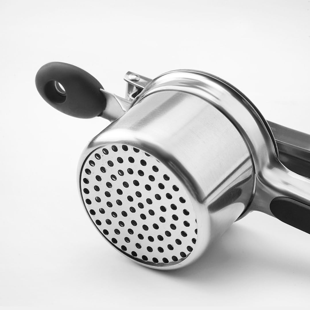 Potato Ricer with 3 Interchangeable Discs, Large 15oz Heavy Duty Potato Ricer Stainless Steel Make Potato Masher and Ricer Kitchen Tool Ricer For Mashed Potatoes