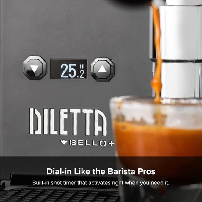 Diletta Bello+ Espresso Machine (Black)