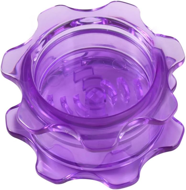 2025 New Garlic Twister,Garlic Press,Garlic Peeler,Ginger Grater,Mini Garlic Mincer (Purple)