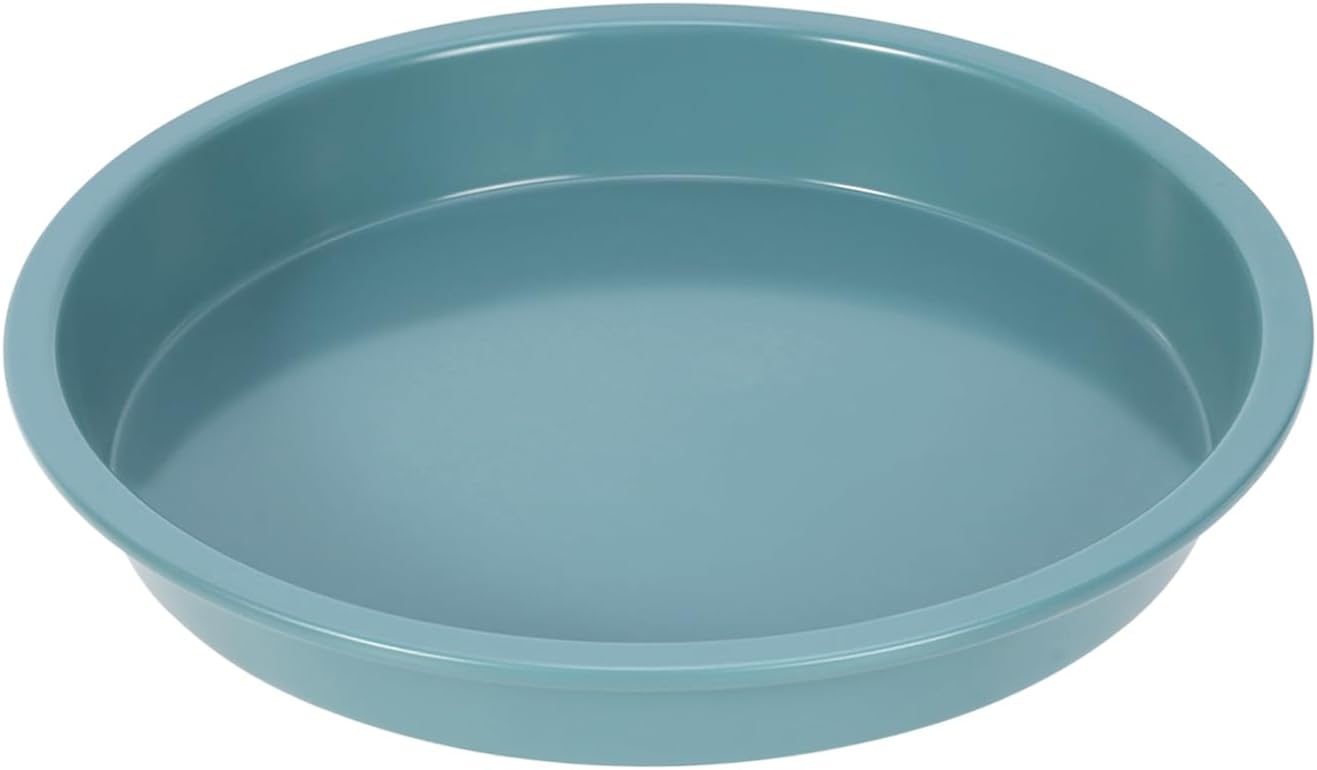 CHEFMADE Round Cake Pan, 10-Inch Non-Stick Pizza Pan and Pie Bakeware for Oven Baking (Green)
