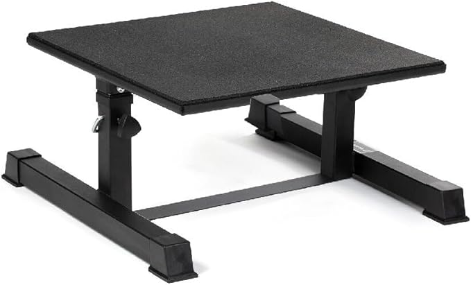 Titan Fitness Adjustable Plyometric Box, 24in Platform, 4 Adjustable Heights, Steel Plyo Box for Jump, Crossfit, MMA Training