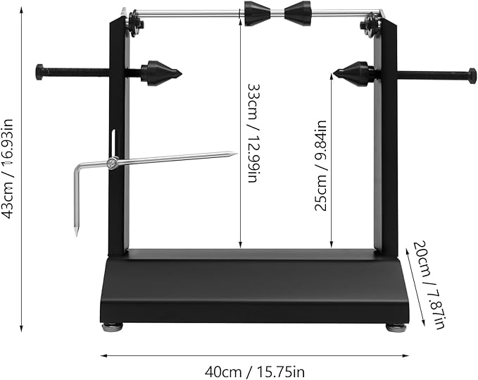 Motorcycle Bike Wheel Balancer, Tire Balancer Stand with Adjustable Foot Pads & Centering Cones, Professional Bicycle Wheel Repair Steel Bearing Bracket Rim for Wheel Axle Diameter 0.55in