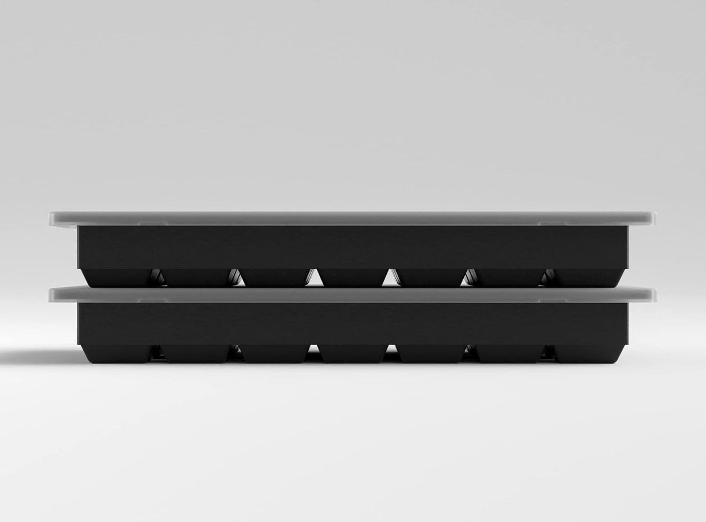 glacio Ice Cube Tray – Small Silicone Molds with Lids, BPA-Free and Flexible for Cocktails and Beverages – Set of 2