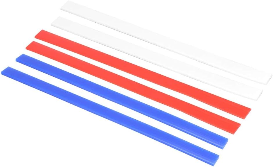 Silicone Measuring Dough Strips - 6PCS Non-Stick Baking Thickness Guides for Even Pastry/Cookie/Fondant, Professional Measuring Rulers with Rolling Pin Guide, Kitchen Baking Tools