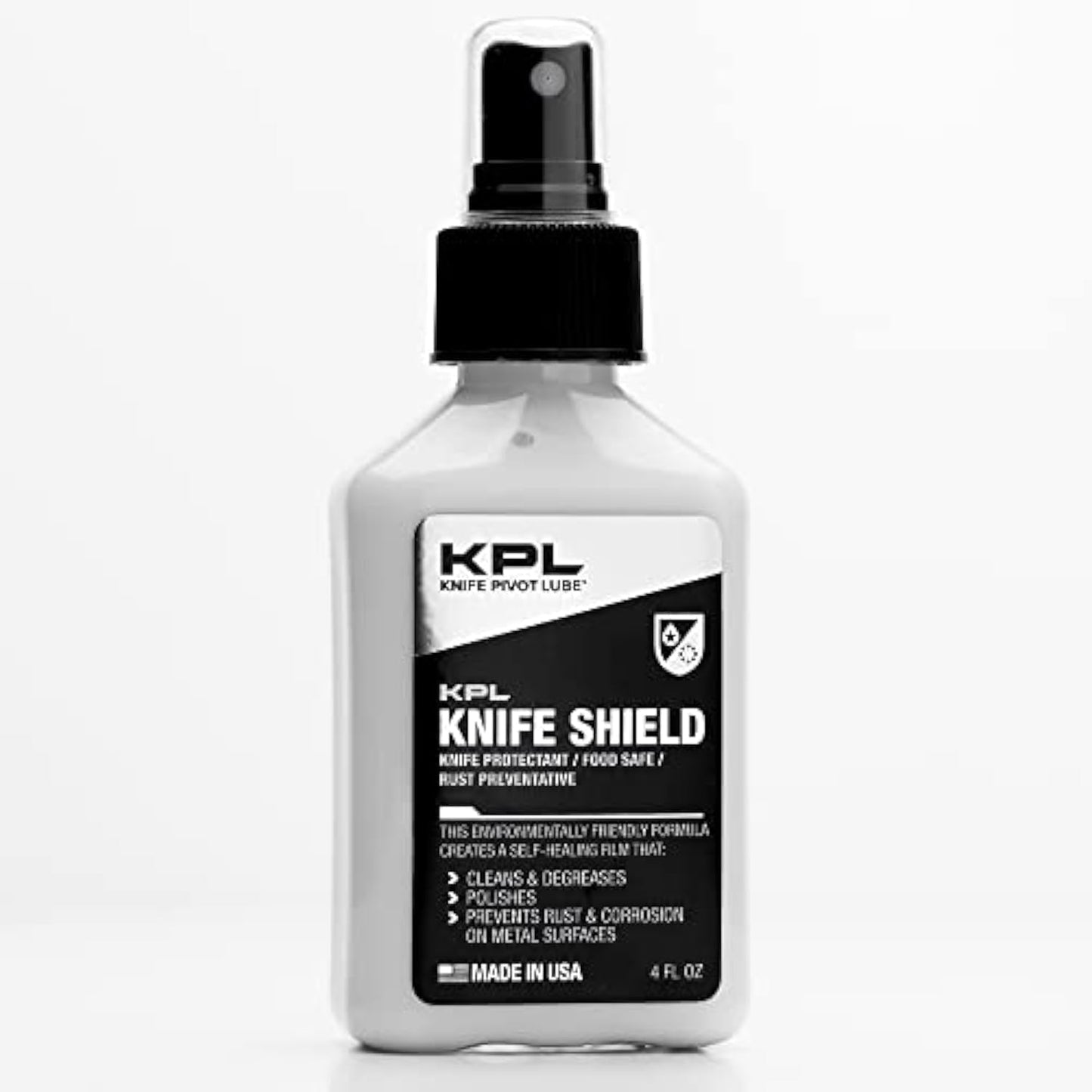 Knife Pivot Lube – Knife Shield Corrosion Preventive – Food Safe Rust Protection & Water Based Cleanser – 4 fl oz