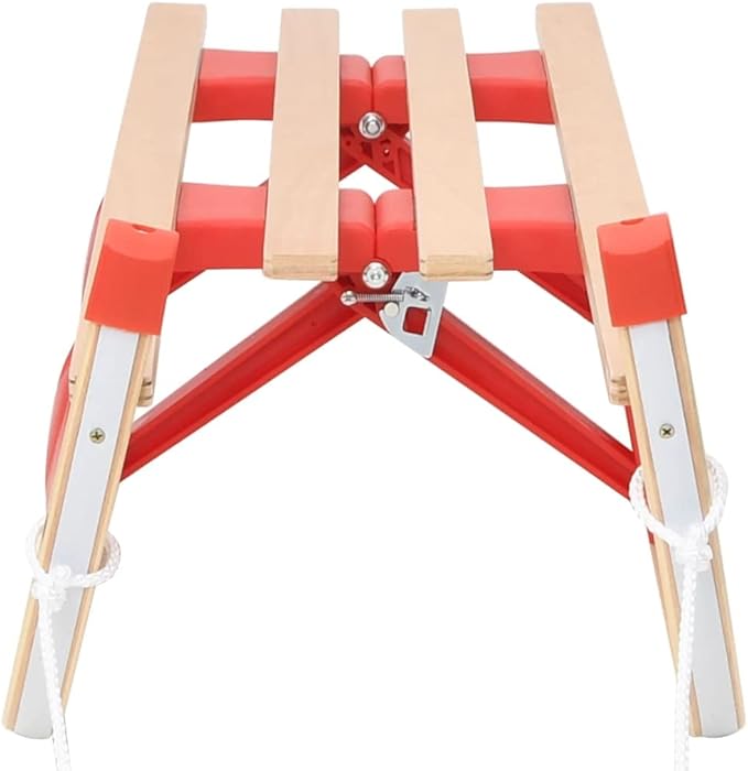 SKM Folding Sledge Wood 110 cm (Weight-10KG)