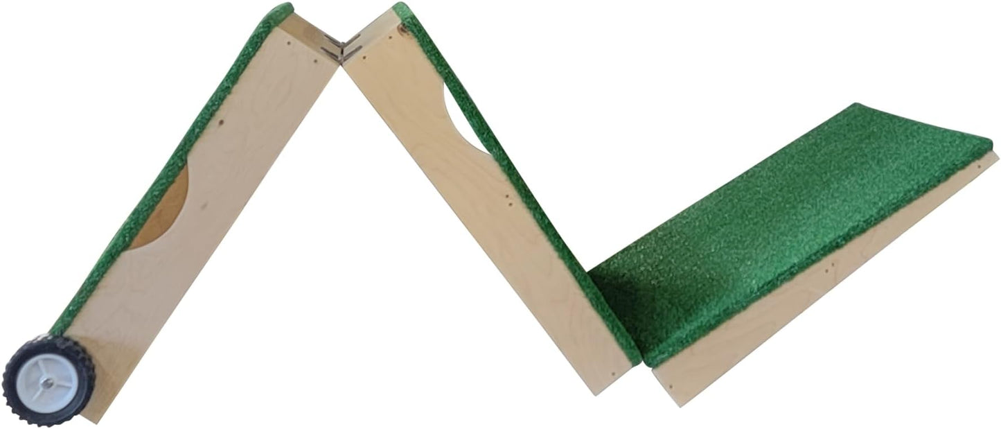 Titan Professional Mounds 6 Inch Ultra Portable Youth Baseball Pitching Mound with Wheels Ages 12 & Under