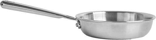 Misen 5-Ply Stainless Steel 6" Frying Pan - Professional Cookware for Induction, Gas and Electric - Dishwasher Safe, Oven Safe to 800°F - Durable, Versatile, Even Heating