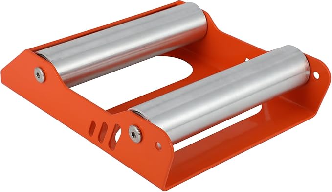 Motorcycle Wheel Cleaning Stand 600 Capacity Paddock Roller Stand Universal for Tire Cleaning Chain Lubrication for Dirt Pit Street Bike Orange