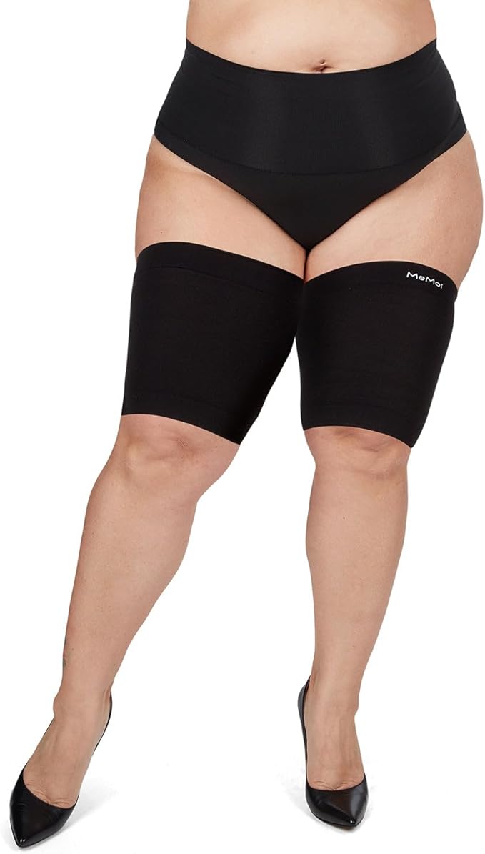 MeMoi Women's Bodysmoothers Anti Thigh Chafing Thigh Bands, Prevents Chafing, Eliminates Irritation and Friction - Sizes S-Q1