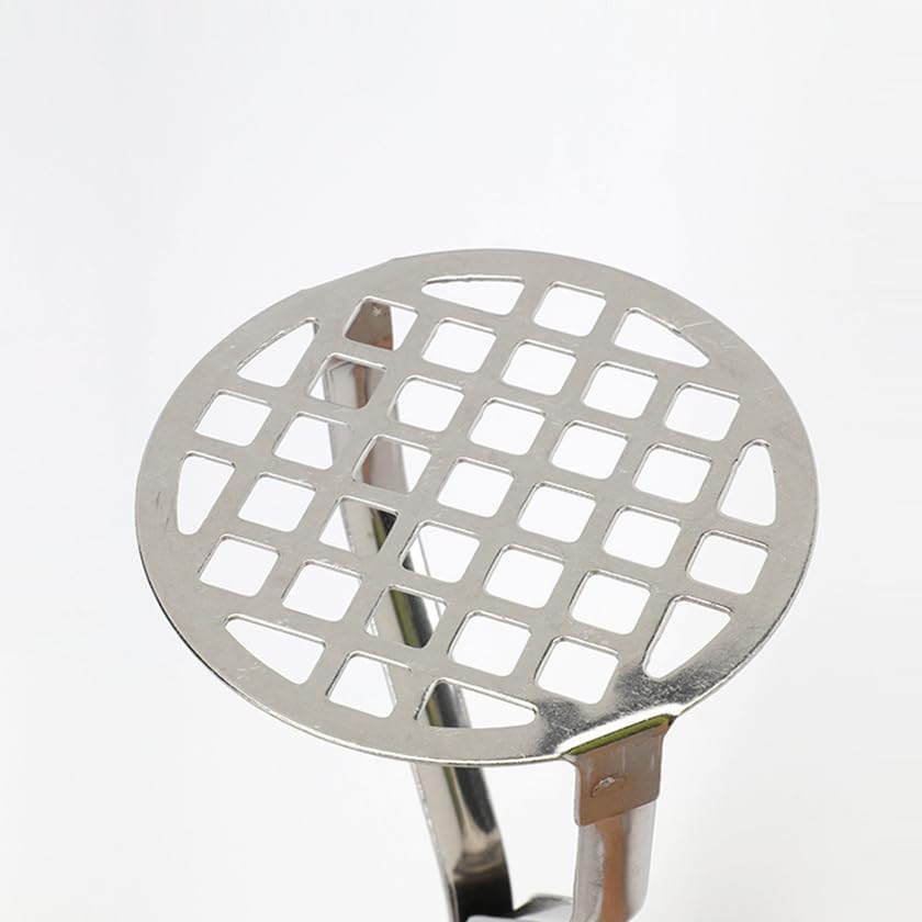 Potato Masher (4-Pack), 10-Inch Sturdy Gourmet Stainless Steel Wire Masher, Heavy Duty Metal Potato Ricer, Vegetables Fruits Hand Mashers, Dishwasher Safe
