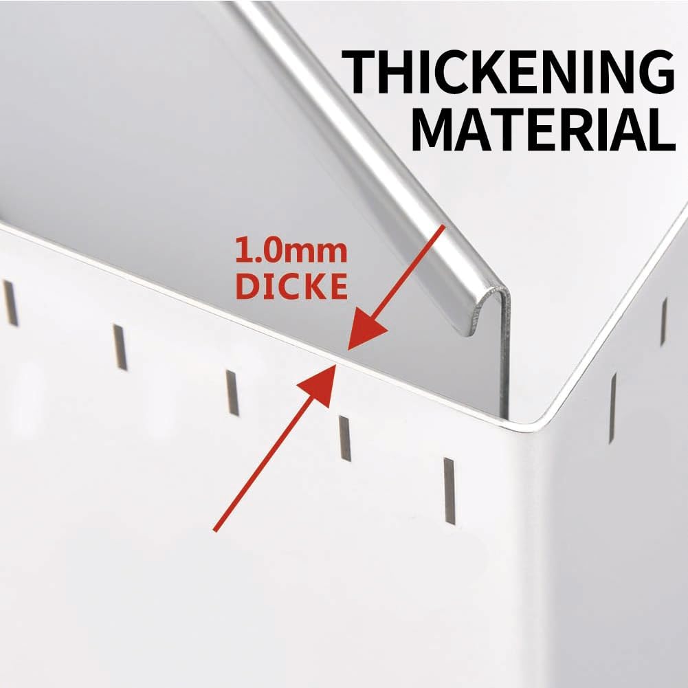 Guowall Stainless Steel Extensible Cake Ring Mold Detachable Square Shaped Mousse Ring Nonstick Cake Mould for Baking Tools - 4in