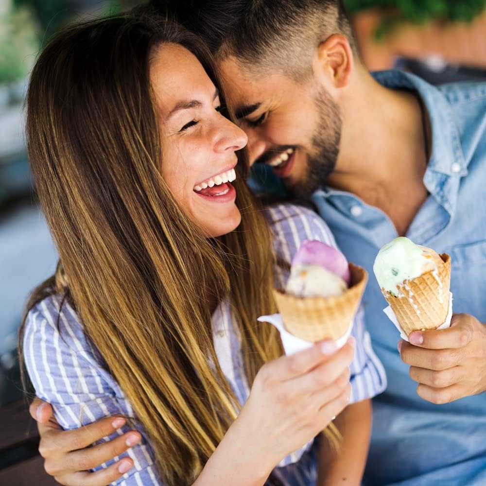 BALCI Ice Cream Scoop - Heavy Duty Stainless Steel Icecream Scooper With Non-Slip Rubber Grip - Professional Metal Ice-Cream Spade - Dishwasher Safe – Grey