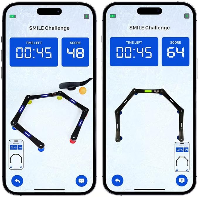 Potent Digital Stickhandling Trainer 2.0 – App-Enabled Hockey Training Aid | Real-Time Feedback, Scoreboard & Timer | Portable On/Off Ice Puck Handling & Reaction Drills