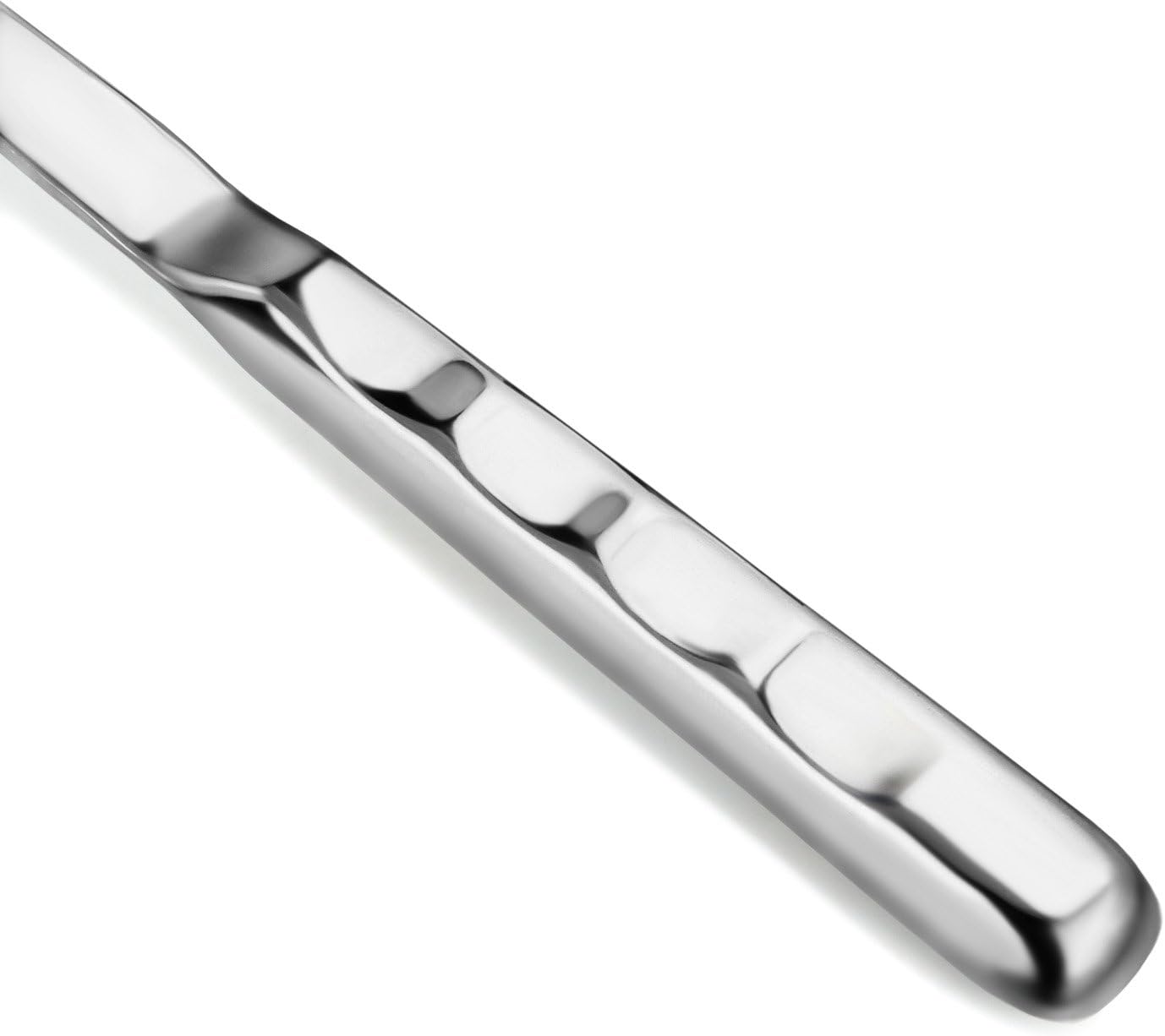 New Star Foodservice Hollow Handle Notched Serving Spoon (Silver, 2 Tine Pot Fork (11.5-Inch))