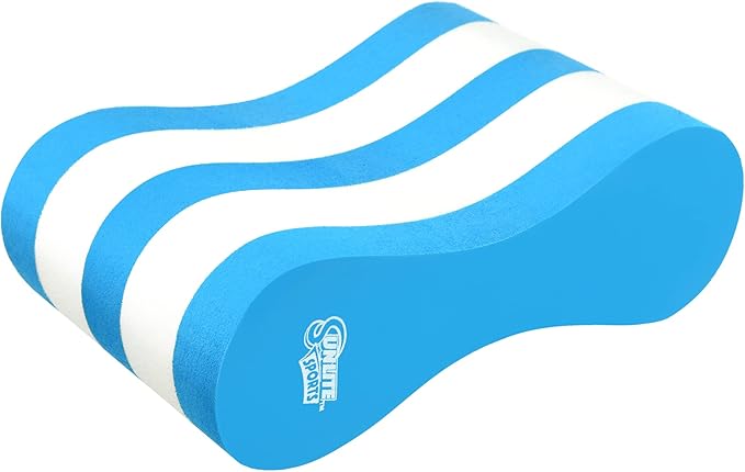 Sunlite Sports EVA 5-Layer Pull Buoy Leg Float - Pool Training Aid, Legs and HIPS Support for Adults, Kids, and Beginners, for Swimming Stroke