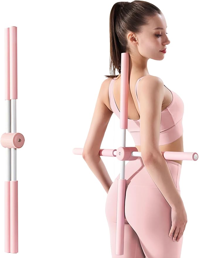 Yoga Stick - Posture Corrector Stick - Posture Rod - Back Crack Corrector - Child Adult Hump Corrector - Neck Hump Corrector - Yoga Stick Posture Corrector - Back Crack Corrector - Back Bulger31.8in
