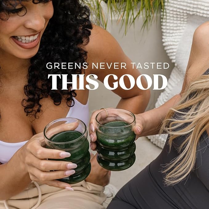 Bloom Nutrition Superfood Greens Powder, Digestive Enzymes with Probiotics and Prebiotics, Gut Health, Bloating Relief for Women, Chlorella, Green Juice Mix with Beet Root Powder, 60 SVG, Original