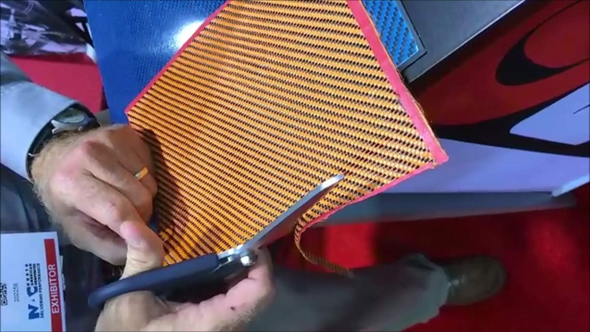 Ascend Tools 10 inch Carbon Steel Shears - Kevlar, Dyneema, Vectran, Spectra, Technora, Nomex, Innegra, Dacron, Fiberglass, Carbon Fiber, Breathers