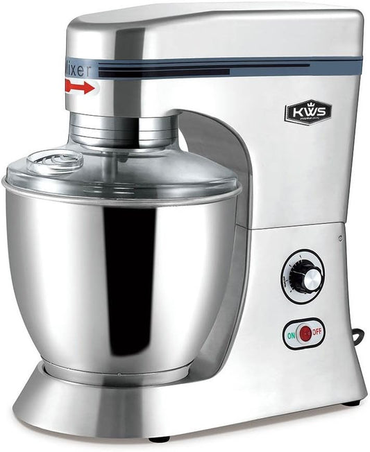 KWS M-B7 Commercial 620W Stand Mixer, 7 Quarts Heavy-Duty for Restaurant/Bakery/Tea Shop/Coffee Shop