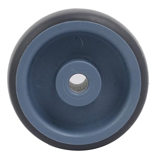 uxcell 2-inch Diameter TPR Wheel 6.35mm Bore Trolley Caster Pulley Roller 4pcs