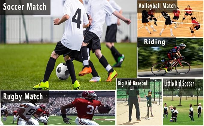 Soccer Shin Guards for Kid Youth Teen Adult - Shin Guards Sleeves with Inserted Pocket Cushion Protection Reduce Shocks and Injuries for TeamSports