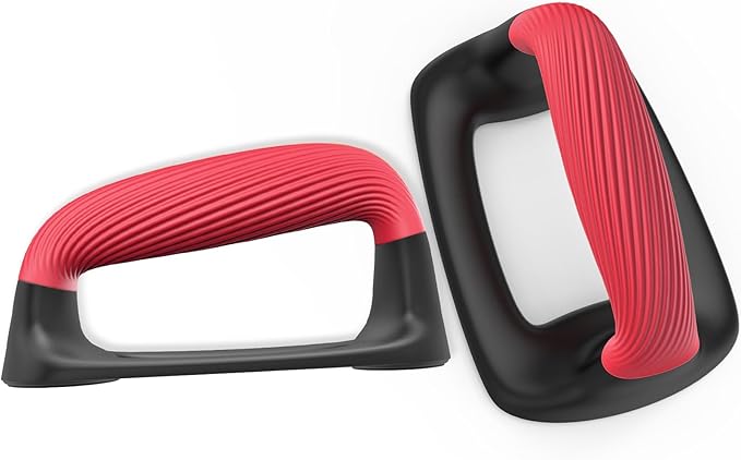 Kipika Push Up Bars, Pushup Stands With Thickened Soft Plastic Handle, Stable and Non-Slip Base, Pushup Handles Perfect for Floor Strength Training