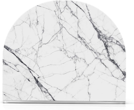 White Black Marble Napkin Holder for Table Paper Napkins Holder Acrylic Tissue Dispenser Kitchen Dining Room Bathroom Party Car Decor