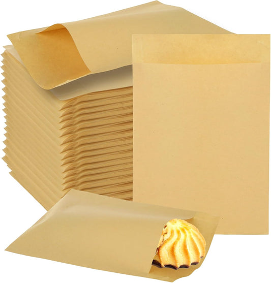 800 Pack Wax Paper Sandwich Bags 4x6 inch Wax Paper Bags, Greaseproof Bag Paper Cookie Bags Bakery Wax Bag for Food, Sandwich, Snacks, Cookie, Candies and More