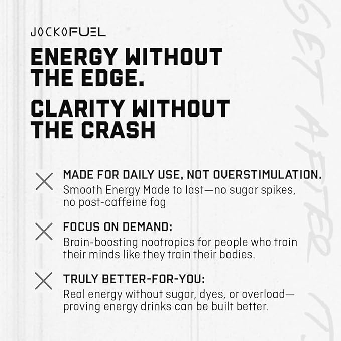 Jocko GO Energy Drink - Keto, Vitamin B12, Vitamin B6, Electrolytes, L Theanine, Magnesium- Energy Boost, Sugar Free Nootropic Monk Fruit Blend - 12 Pack (Sour Apple)