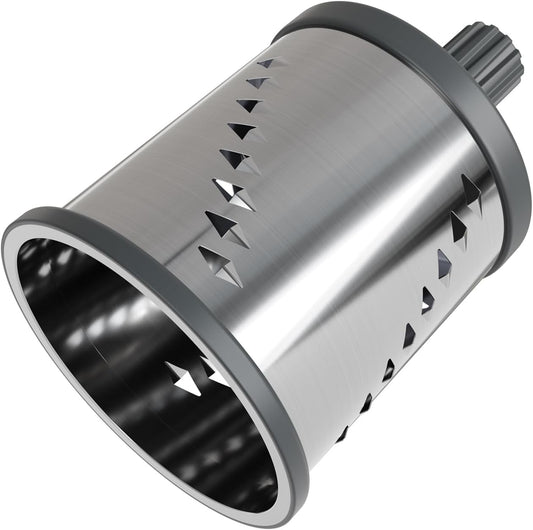 Zyliss E900060 Julienne Drum Grater, Stainless Steel, Slice Fruit and Vegetables Julienne Style, for Use with Zyliss Rotary Cheese Grater, 5 Year Guarantee