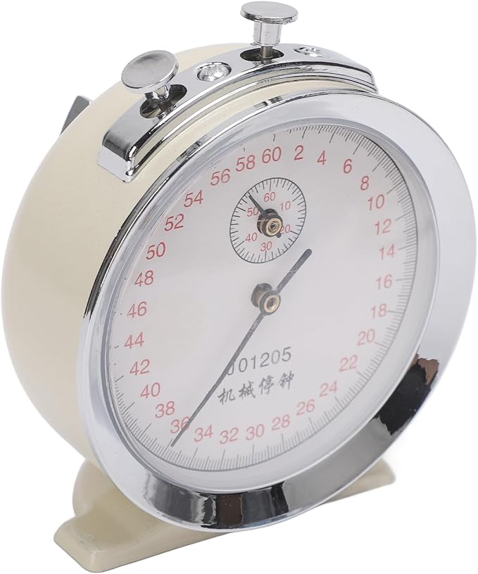 Mechanical Stop Watch, J01205 60 Second Sports Chronograph Running Timer for Physical Experiments Running Cycling